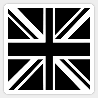 Newcastle United Black & White Union Jack Flag Sticker